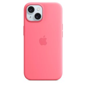 Apple Silicone Case with MagSafe για το iPhone 15 Pink
