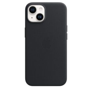 Apple Leather Case with MagSafe για iPhone 14 Midnight