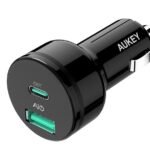Φορτιστής Αυτοκινήτου Aukey CC-Y7 USB-A 2.0/USB-C 39W Black