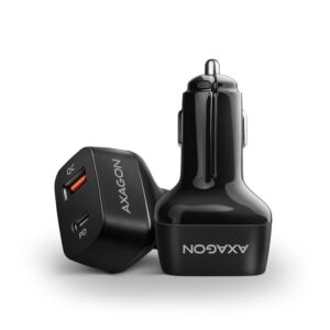 Φορτιστής Αυτοκινήτου Axagon PWC-PQ38 USB-A/USB-C 38W Black
