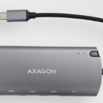 USB Hub AXAGON HMC-6M2 Aluminium
