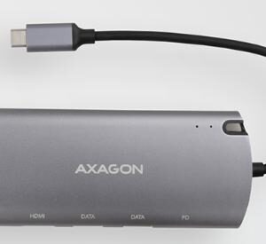 USB Hub AXAGON HMC-6M2 Aluminium