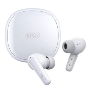 Bluetooth QCY T13X Earbuds Smoke White