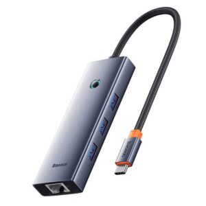 USB Hub Baseus UltraJoy Series Lite 4-Port USB-C Grey B0005280B811-11