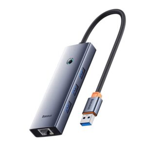 USB Hub Baseus UltraJoy Series Lite 4-Port USB3.0 Grey B0005280B811-12