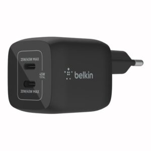 Φορτιστής Belkin BoostCharge Pro 2xUSB-C 45W Black ( No Cable )