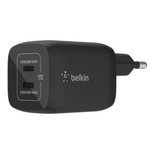 Φορτιστής Belkin BoostCharge Pro 2xUSB-C 65W Black ( No Cable )