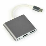 Docking Station Cablexpert USB-C Multi-Adapter Space Grey