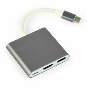 Docking Station Cablexpert USB-C Multi-Adapter Space Grey