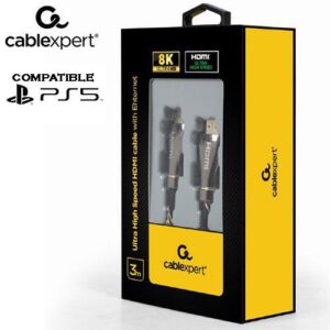 Καλώδιο Cablexpert 8K Ultra High Speed HDMI with Ethernet 3m Black