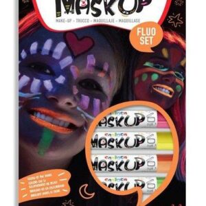 CARIOCA ΜΑΡΚΑΔΟΡΟΙ ΠΡΟΣΩΠΟΥ MASK UP NEON (6 TEM)