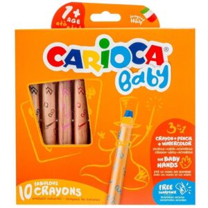 CARIOCA ΞΥΛΟΜΠΟΓΙΕΣ BABY ΠΡΟΣΧΟΛΙΚΗΣ ΗΛΙΚΙΑΣ ΧΟΝΔΡΕΣ 1+ (10 ΤΕΜ)