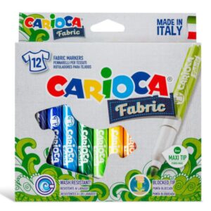 CARIOCA ΜΑΡΚΑΔΟΡΟΙ ΓΙΑ ΥΦΑΣΜΑ (12 ΧΡΩΜΑΤΑ)