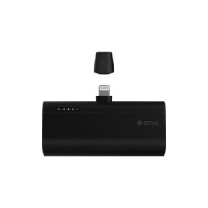 Power Bank Devia EP142 4800mAh Mini Pocket Lightning PD Black