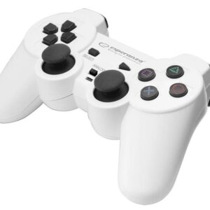 Gamepad Esperanza Corsair EGG106W wired white buttons PC/PS3