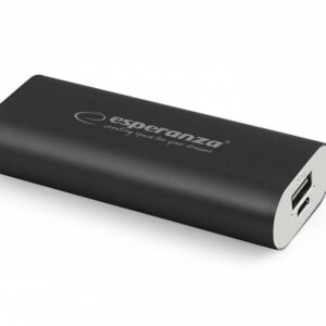 Power Bank Esperanza Hadron 4400mAh 1XUSB 5V / 1.0A Black