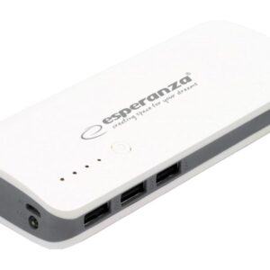 Power Bank Esperanza Radium EMP106WE 8000 mAh White/Grey