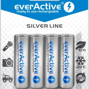 Επαναφορτιζόμενες Μπαταρίες EverActive Silver Line AA Ni-MH 4τμχ
