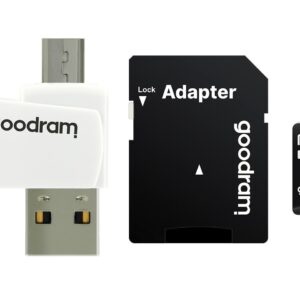Memory Card GoodRAM M1A4 microSDHC 16GB U1 with Adapter