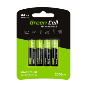 Επαναφορτιζόμενες Μπαταρίες Green Cell AA Ni-MH 4τμχ