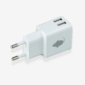 Φορτιστής Green Mouse Dual USB Charger 2.4A White
