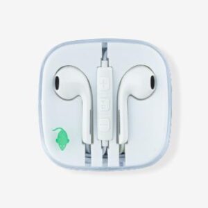 Handsfree Green Mouse Universal Earbuds 3.5m White