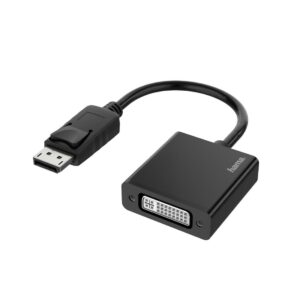 Adapter Hama DisplayPort male σε DVI-I female Black