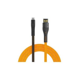 Data Cable Hammer Braided USB 2.0 to micro USB-C 1.2m Orange