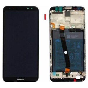 LCD Display + Touch Unit + Front Cover Huawei για Nova Smart Grey (Service Pack)
