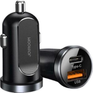 Φορτιστής Αυτοκινήτου Joyroom C-A08 USB-A,USB-C 1,5A Black
