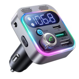 Φορτιστής Αυτοκινήτου Joyroom 48W Quick Charge με FM Bluetooth Transmitter JR-CL16 Black