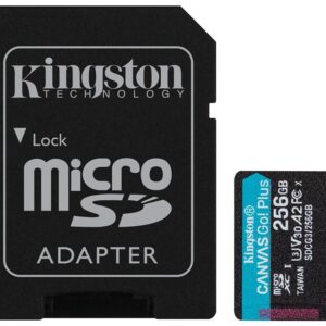 Memory Card 256GB Kingston Class 10 U3 V30 Canvas Go Plus with adapter SDCG3/256GB 170MB/s SDCG3/256GB