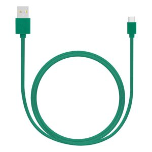 Data Cable Lamtech USB 2.0 to USB-C 1m Green
