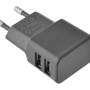 Φορτιστής Lamtech 2xUSB-A 2.1A Black