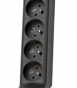 Πολύπριζο Lestar LX 810 G-A 1.M Black