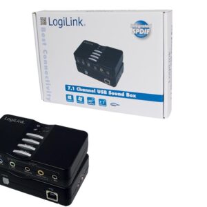 Κάρτα ήχου LOGILINK USB Sound Box Dolby 7.1 8-Channel