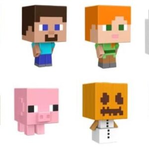 Mattel Μίνι Φιγούρες Minecraft Legends Mob Head Minis (1τεμ. τυχαία επιλόγη) για 6+ Ετών HKR74