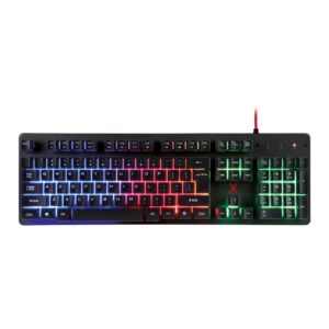 Maxlife MXGK-200 Gaming Πληκτρολόγιο με US QWERTY Layout και καλώδιο 1,8 μέτρα σε μαύρο χρώμα