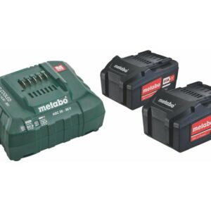 Set Φόρτισης Metabo 18V Φορτιστής ASC 55 + 2x4.0Ah Μπαταρίες Li-Power