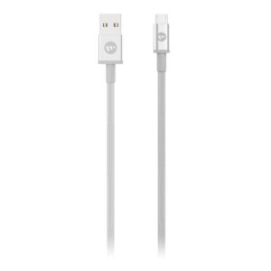 Mophie Charging Cable Αλουμινένιο καλώδιο microUSB φόρτισης και συγχρονισμού (1 μέτρο – λευκό)