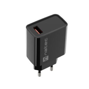 Φορτιστής Natec Ribera USB-A 18W Black ( No Cable )