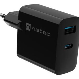 Φορτιστής Natec NUC-2145 USB-A/USB-C 65W Black (No Cable)