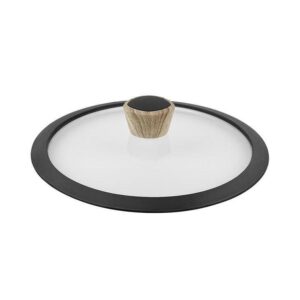 Καπάκι γυάλινο με στεφάνη σιλικόνης Pal Granite 26cm
