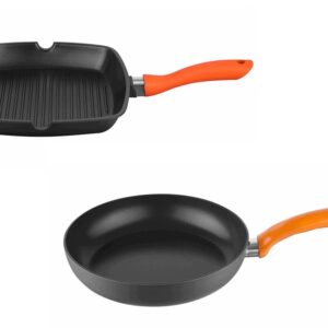 Σετ Pal Γκριλιέρα 28x28cm + Τηγάνι 28cm Orange