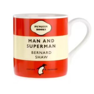 MAN AND SUPERMAN (RED) - MUG White Porcelain