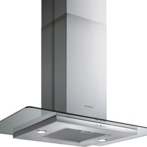 Απορροφητήρας Νησίδα Pyramis Cielo Premium Inox & γυαλί ασφαλείας