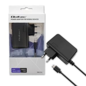 Φορτιστής Qoltec 51022 MicroUSB Cable 15W Black
