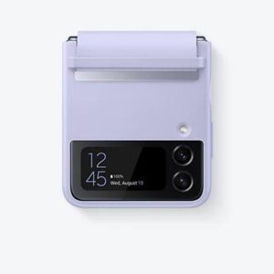 Θήκη Samsung Flap Leather Cover EF-VF721LLEGWW για το Galaxy Z Flip4 Serene Purple