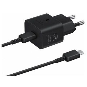 Φορτιστής Samsung EP-T2510XBEGEU USB-C 25W + Cable USB-C Black
