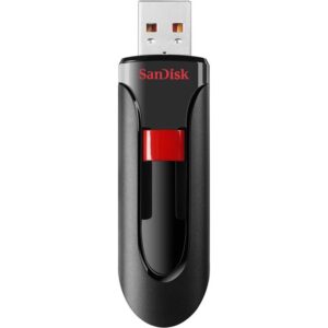 USB Stick 32GB USB 2.0 Sandisk Cruzer Glide Black SDCZ60-032G-B35